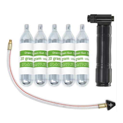 AC Drain Line Cleaner with CO2 Cartridges