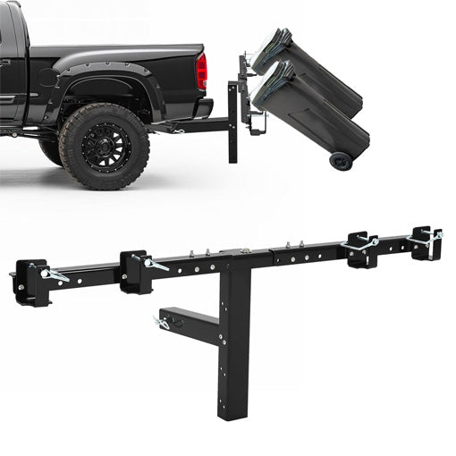 Adjustable Double Trash Can Hauler