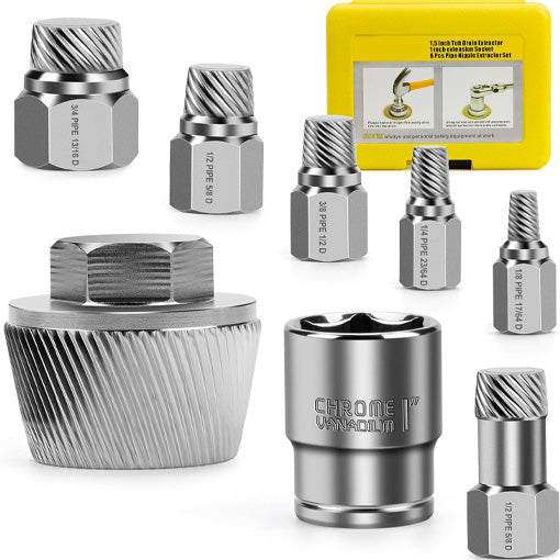 Tub Drain Extractor Set