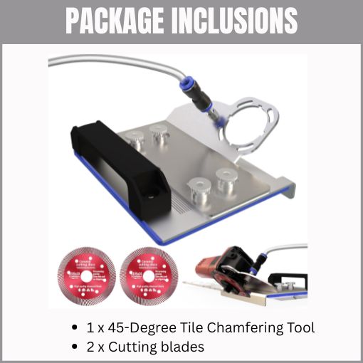 45-Degree Tile Chamfering Tool