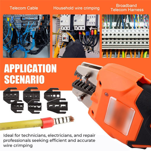Electric Wire Crimping Tool