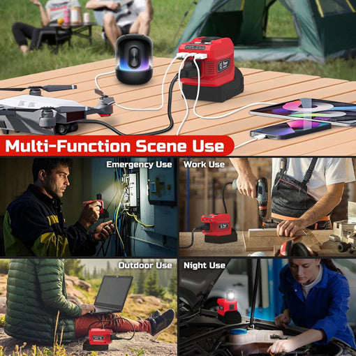 220W Portable Battery Power Inverter Generator