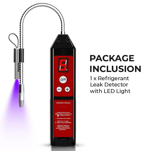 Refrigerant Leak Detector with LED Light