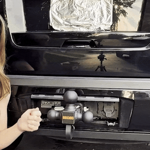 360° Swivel Trailer Hitch Tri-Ball Mount with Hook