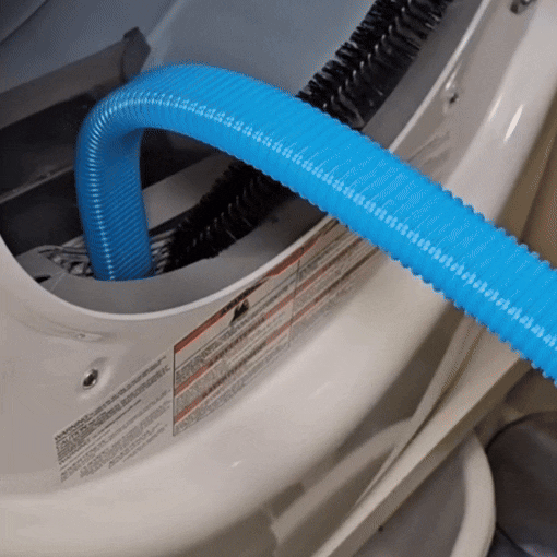 Flexible Dryer Lint Vacuum Attachment