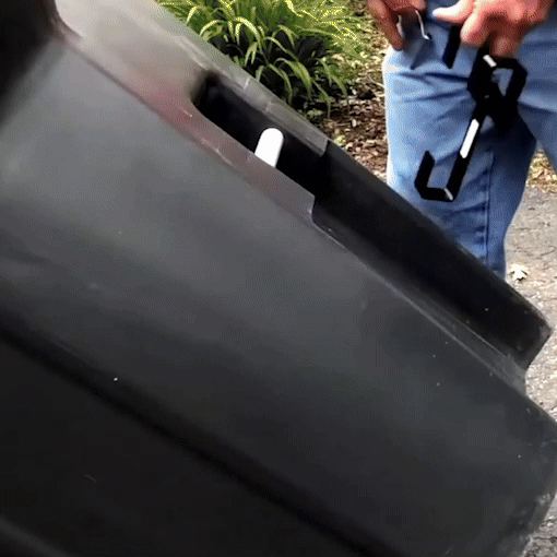 Universal Multiple Wheeled Trash Can Coupler