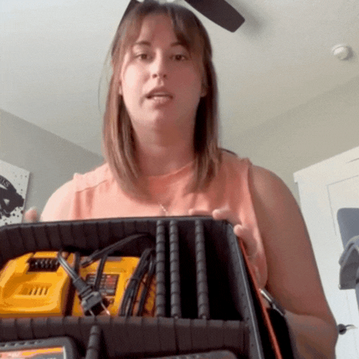 Hard Tool Battery Carrying Case