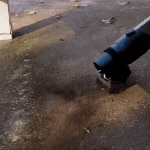 Universal Leaf Blower Brush Attachment