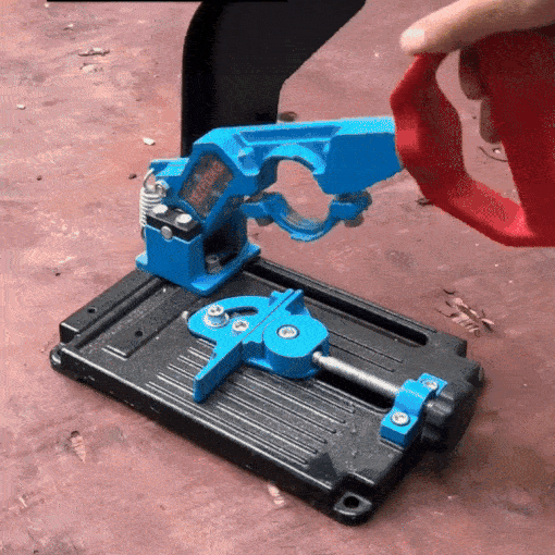 2-in-1 Electric Drill & Angle Grinder Stand Cutting Machine