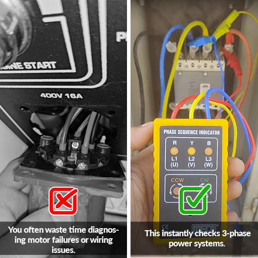 3 Phase Sequence Presence Rotation Tester