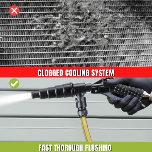 Air and Water Combo Coolant System Flushing Set