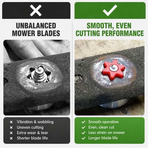 Universal Lawn Mower Blade Balance Adapter Set
