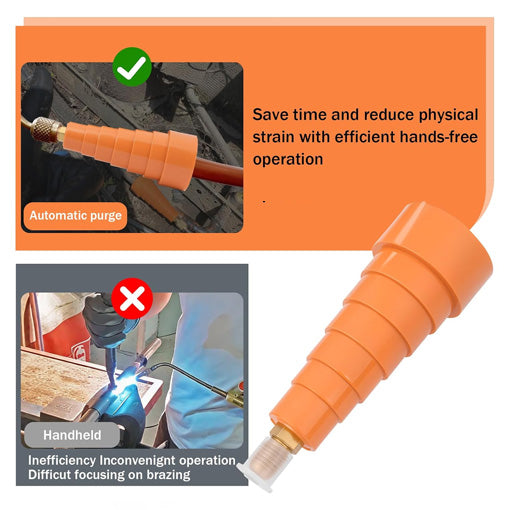 Handsfree HVAC Nitrogen Purge Boot