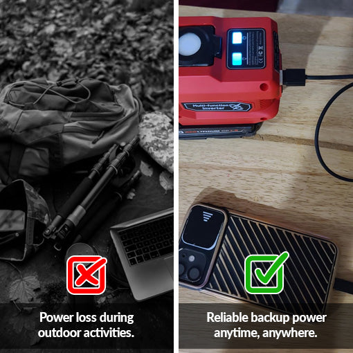 220W Portable Battery Power Inverter Generator