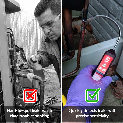 Refrigerant Leak Detector with LED Light