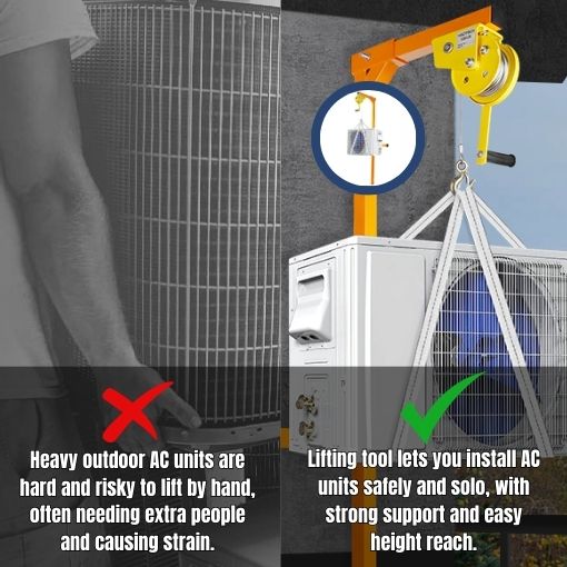 Heavy Duty Air Conditioner Lifting Tool