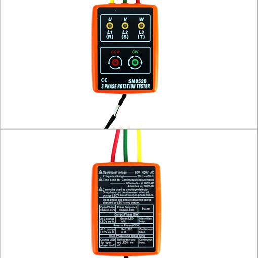 3 Phase Sequence Presence Rotation Tester