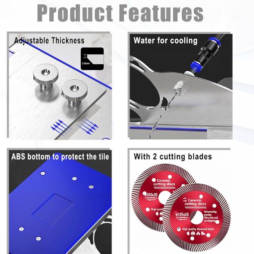 45-Degree Tile Chamfering Tool