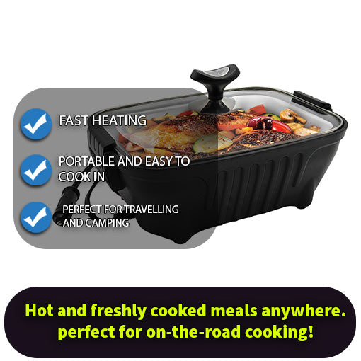 12V Portable Meal Roaster for Car & Camping