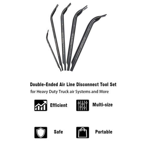 Truck Double-Ended Air line Disconnect Tool Set