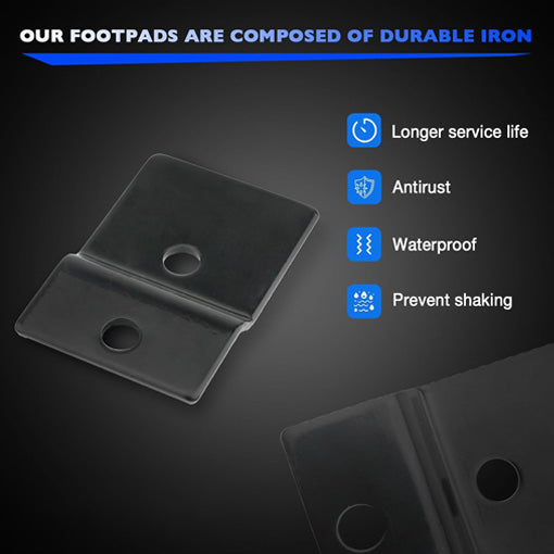 4 Footpads Electronic Stabilizer Jack Pad Adapters Kit