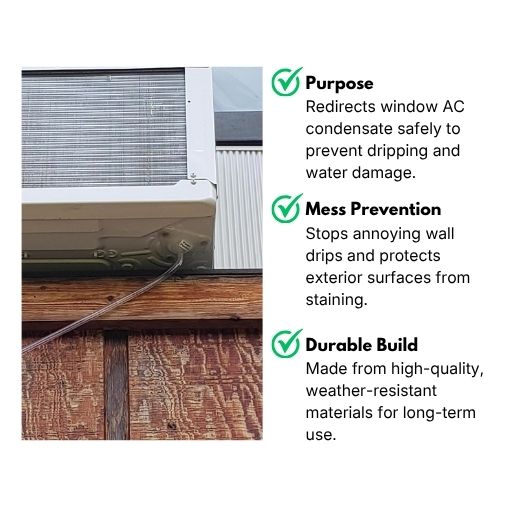 Magnetic Universal Window Air Conditioner Drain Kit