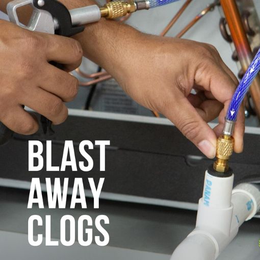 HVAC Drain Line Cleaner Tool Set