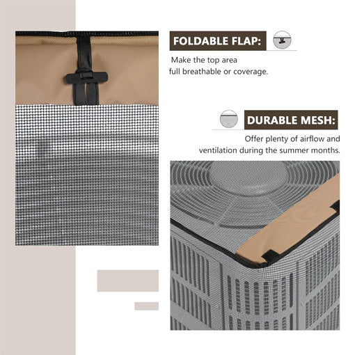 Outdoor AC 2-in-1 Full Mesh Cover