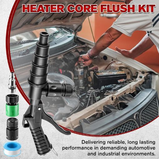 Air and Water Combo Coolant System Flushing Set