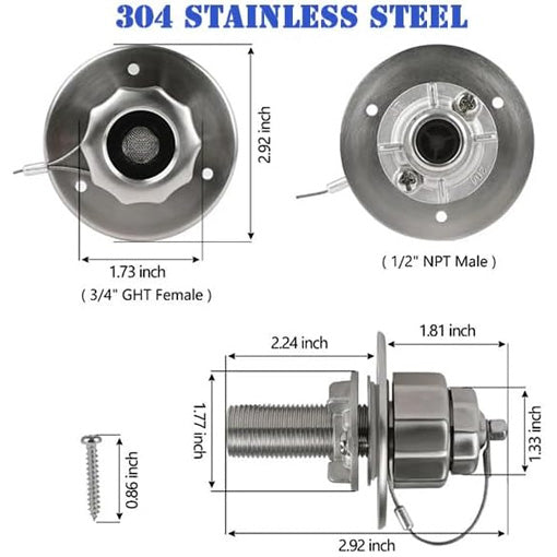 RV City Water Inlet Kit