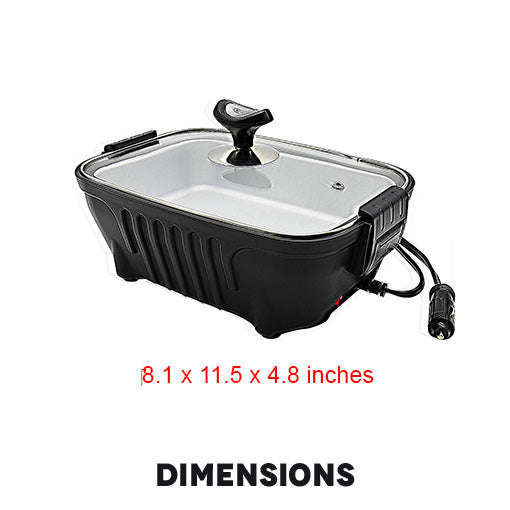 12V Portable Meal Roaster for Car & Camping