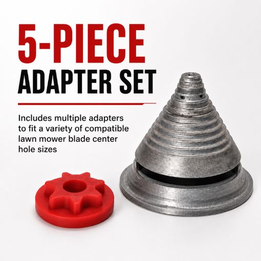 Universal Lawn Mower Blade Balance Adapter Set