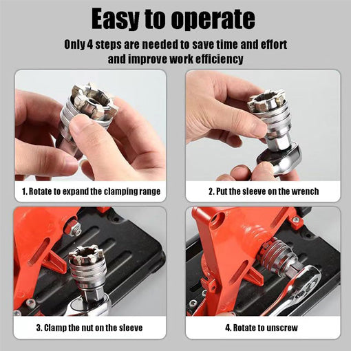 Adjustable Universal Socket Wrench