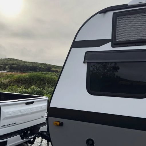 RV Window Deflector and Sun Visor