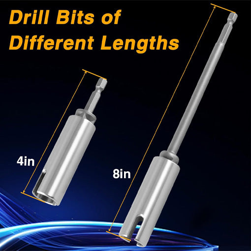 Scissor Jack Slotted Drill Adapter with Long & Short Bits