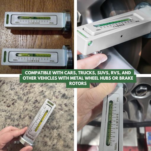 2-Pack Universal Camber Magnetic Gauge Tool