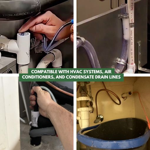 AC Drain Line Cleaner with CO2 Cartridges