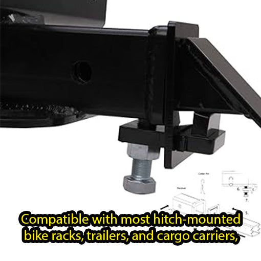 Anti-Rattle Hitch Tightener Clamp