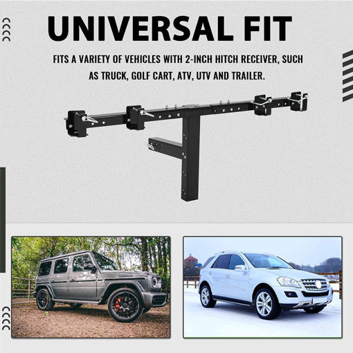 Adjustable Double Trash Can Hauler