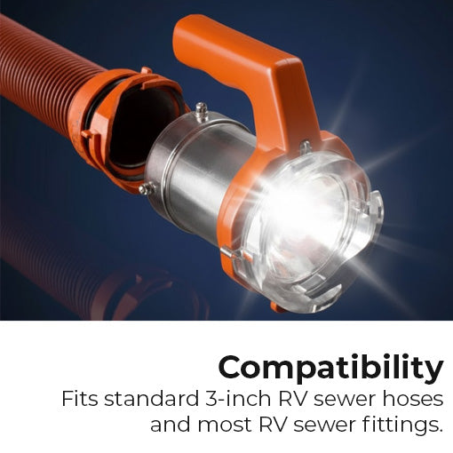 RV Easy-Connect Sewer Hose Extender