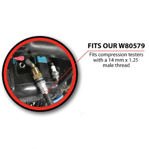 Compression Tester Spark Plug Adapters Set