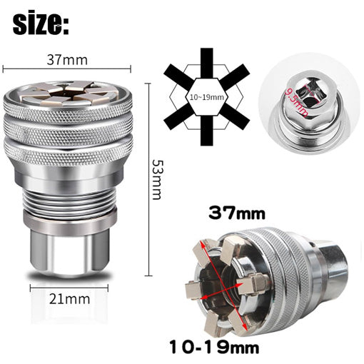 Adjustable Universal Socket Wrench