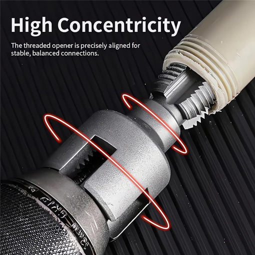 2-in-1 Internal & External Pipe Threading Tool Set