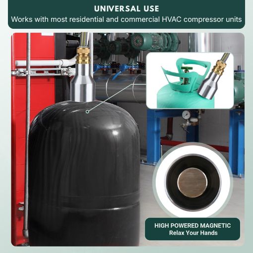 Magnetic Overheating HVAC Compressor Cooler