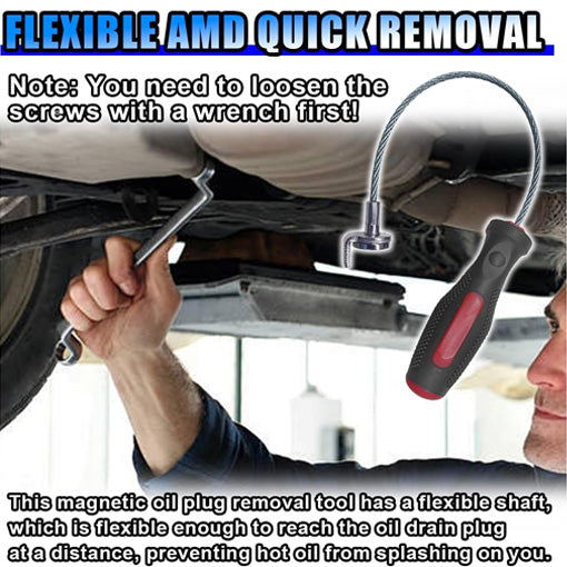 Anti-scald Magnetic Oil Drain Plug Remover