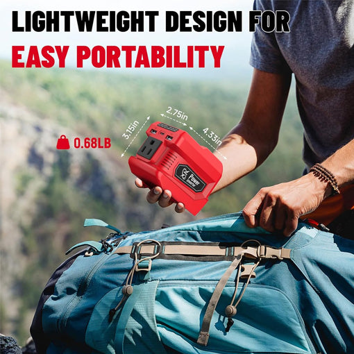 220W Portable Battery Power Inverter Generator