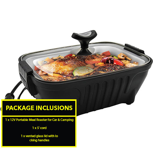 12V Portable Meal Roaster for Car & Camping