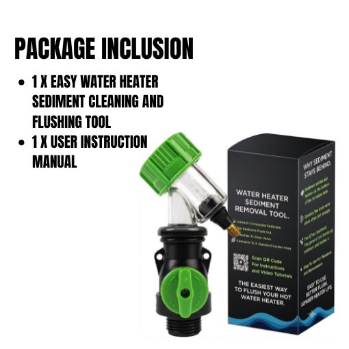 Easy Water Heater Sediment Cleaning and Flushing Tool