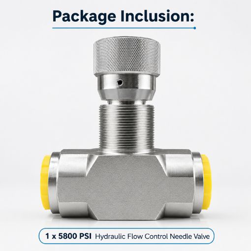 5800 PSI Hydraulic Flow Control Needle Valve