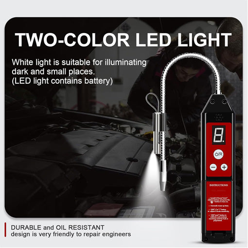 Refrigerant Leak Detector with LED Light
